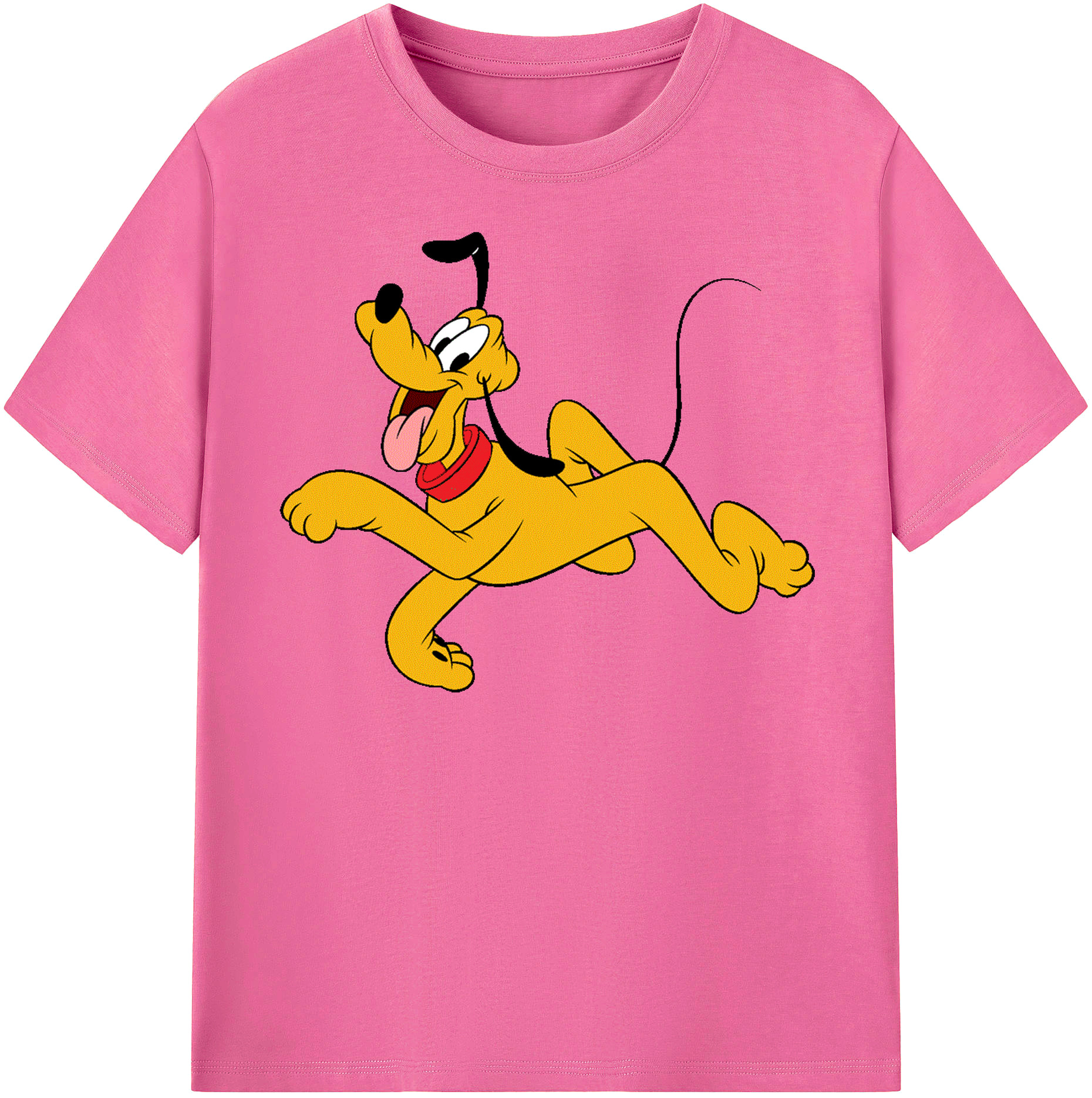 （画像用） ミッキーマウス Mickey Mouse レディースカジュアルプリントTシャツ（綿100％）